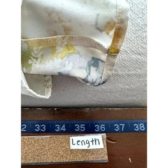 A New Day Short Sleeve Tie-Dye V-Neck Flare Dress Womens Size S White - Picture 5 of 16